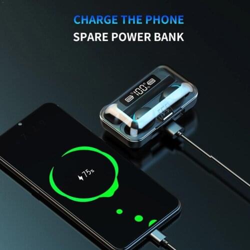 Wireless Headphones TWS Bluetooth Earphone 8D True Mic Noise Touch Cancelling Headset For Phone Music With Earbuds Touch St T3D3