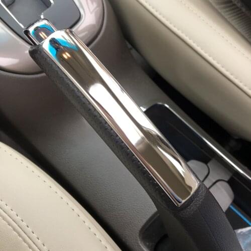 Internal ABS Chrome Hand Brake Sequin Handbrake Sticker Case For Chevrolet Chevy Cruze Modified 2009-2016 Car Accessories