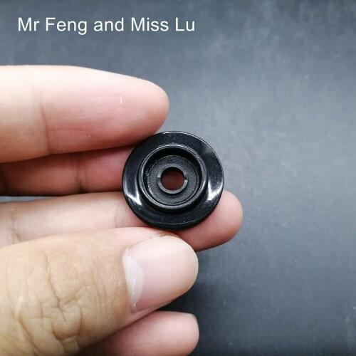 Diameter 21 mm Aperture 4.6 mm Black Wheel Toy Car Train Vehicle Repair Part Accessories Model