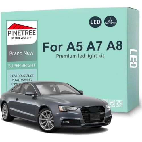 Car Led Interior Light Kit For Audi A5 S5 RS5 B8 8T A7 S7 RS7 4G A8 S8 D2 D3 4D Coupe Sportback Dome Map Light Canbus No Error