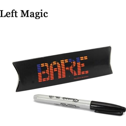 Bare(Gimmicks And Online Instructions) By The Other Brothers Magic Tricks Close-Up Street Stage Magic Props Mentalism Perdiction