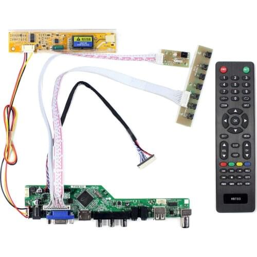 HD MI VGA AV USB RF LCD driver Board Work for 12.1inch 1024x768 HT12X12-100/230 LP121X05 LTN121XF-L01 LTN121X1-L01 LTN121XJ-L03