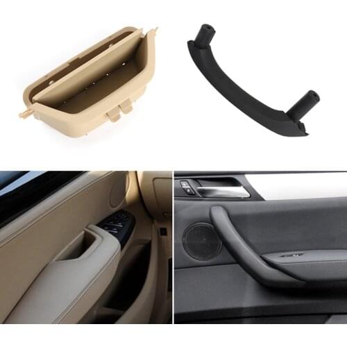 LHD Left Right Car Door Interior Inner Handle Pull Trim Cover for BMW F25 X3 F26 X4 2010-2017 Auto Styling Accessories