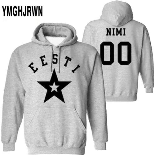 ESTONIA male pullover free custom name number est sweatshirt nation flag ee estonian print photo estonians eesti college clothes