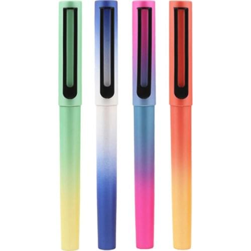 New High Quality 6065 Round shape School Supplies Student Office Stationary Colors Nib Fountain Pen Ink