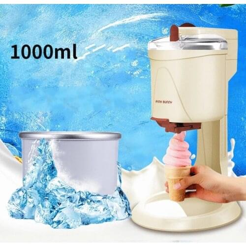 Machine Icecream Fully Automatic Mini Fruit Ice Cream Maker For Home Electric DIY Kitchen Maquina De Sorvete For Kids
