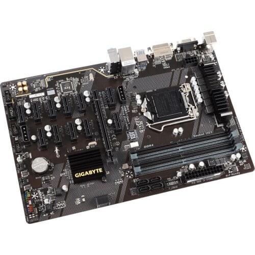 Professional Mining Motherboard for GIGABYTE GA-B250-FinTech Supports 12 Graphics Cards