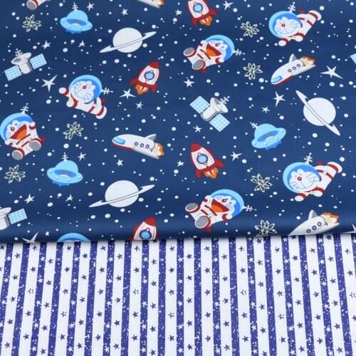 Printed DIY Sewing twill 100% cotton fabric for baby dress clothes toy pillow bedding textile tilda quilting tissus tecidos