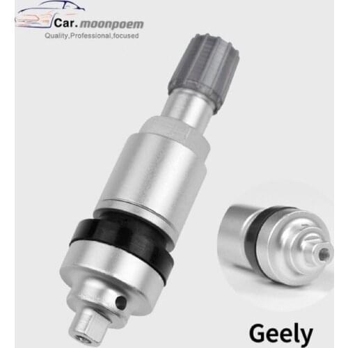 TPMS-25 Tire Valve Durable For Geely Aluminum Alloy Car Valve Stem Tire Sensor Kit TPMS Tire Pressure Sensor Valves Replacement
