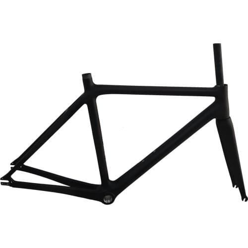 Full Carbon Fiber Fixed Gear Bike Frame Single Speed Bicycle