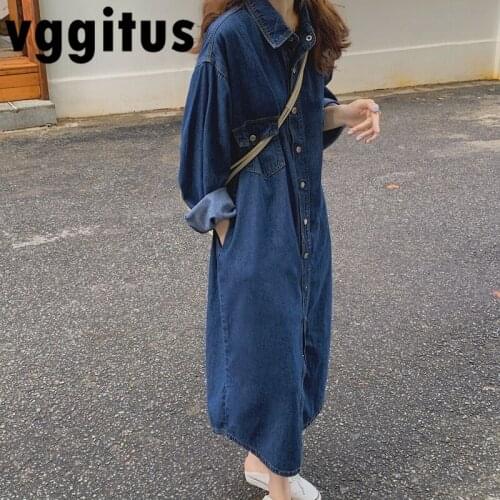 Vggitus Fashionable Shirt Dresses