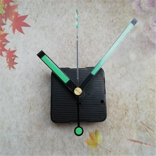 12MM Shaft Noctilucent Metal Hands for Sweep Wall Quartz Clock Mechanism 50pcs Free Shipping