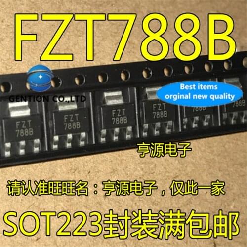 30Pcs FZT788BTA FZT788B FZT788 SOT-223 transistor in stock 100% new and original