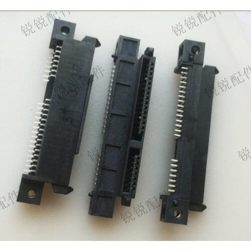 5pcs) SATA hard disk interface socket 22P computer hard disk SATA female 15 7 SATA connector 7 15