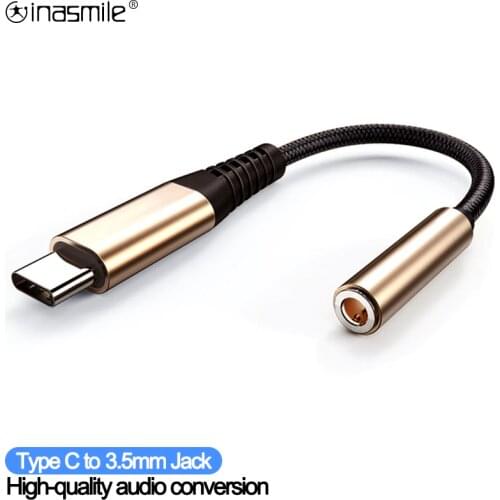 Type C 3.5 Jack Earphone Audio Aux Cable for huawei USB to 3.5mm Headphones Adapter For SAMSUNG Galaxy Note 10 20 Plus S10 S20