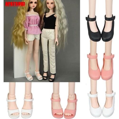 3 Colors Princess High Heels Doll Shoes for 40-50cm XINYI BJD Doll Sandals for 1/4 Doll Dollhouse Toy DIY Kids Casual Wear Shoes