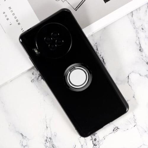 For Cubot Note 20 Pro Back Ring Holder Bracket Phone Case Cover Phone TPU Soft Silicone Cases for Cubot Note20 6.5"