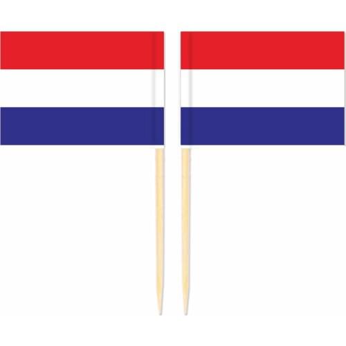 Netherlands Toothpick Flag 3.5X2.5CM Cake Topper Party Cupcake Wedding Baby Shower Supplies Lovely Baking Dessert Decorations