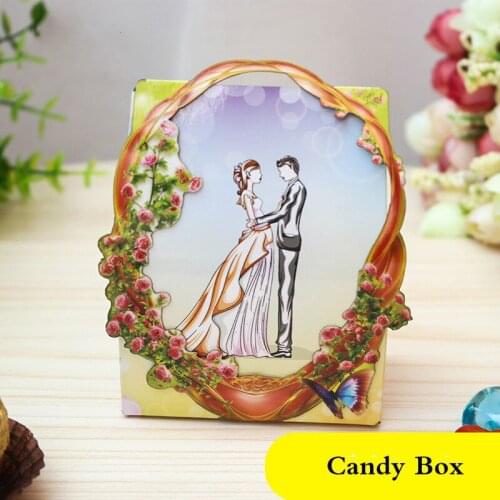 25pcs Creative wedding candy packaging box wedding candy box gift box