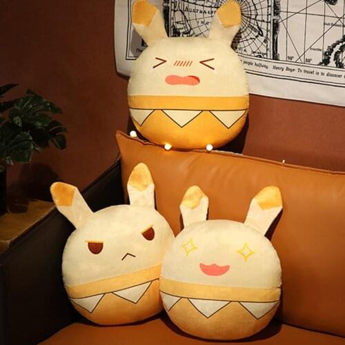 Game Genshin Impact Klee Ganyu Keqing Bomb Dango Cosplay Doll Toy Plush Dolls Child Gift Pendant Prop