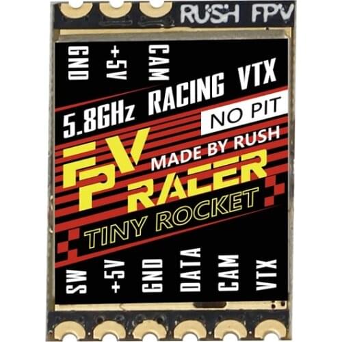 FPVRACER TINY ROCET NO PIT 5V 37CH FPV drone VTX 25/100/200/350mW power stage SmartAudio protocol