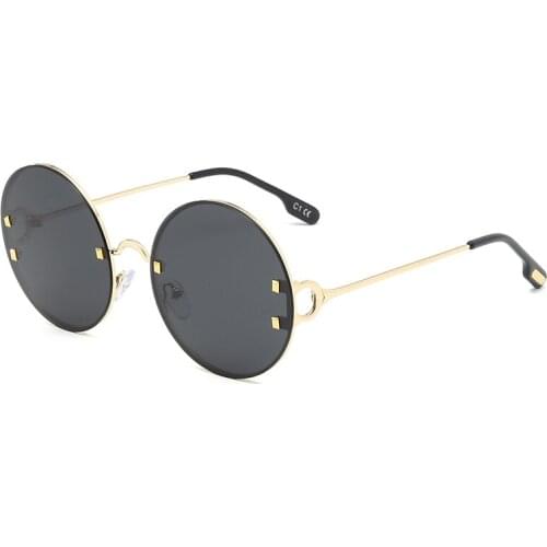 Fashion Sunglasses Female Tide Star Retro Sunglasses Round Face Personality Online Celebrity Sunglasses Fashion New 72006