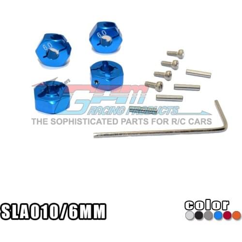 GPM ALLOY HEX ADAPTOR (6MM THICK) For TRAXXAS SLASH 4X4 RC Upgrade