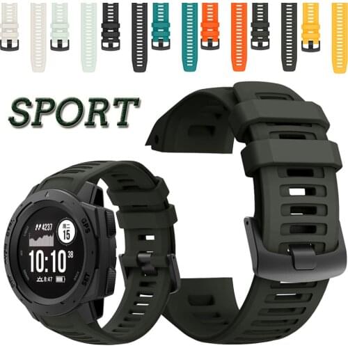 22mm Silicone Strap Quick Release Replacement Watch Band for Garmin Instinct Smart Watch Wristband Wrist Strap