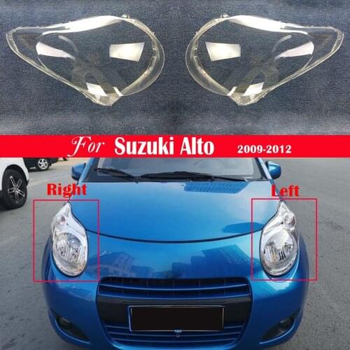 Car Headlamp Lens Replacement Auto Shell For Suzuki Alto 2009~2012 Headlight Cover Lampshade Lampcover Bright Lamp Shade Caps
