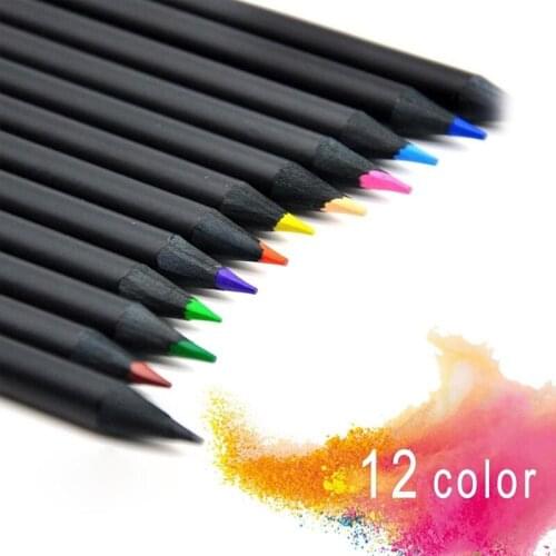 12Pcs/Box Colorful Sketch Drawing Charcoal Pencil Watercolor Pencils Profesional Painting Set for Artist Sketching Drawing Art