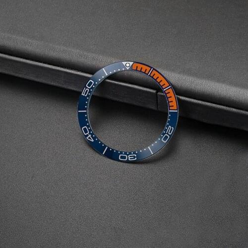 38-30.8mm Ceramic Watch Bezel For Omg Seamaster Diver 300M 41mm Watch Dial Original Accessories Replace Parts Watch Ring