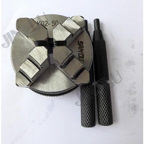 4 Jaw Mini Lathe Chuck Self Centering Chuck SANOU K02-50 M14*1 thread 2'' Inch 50mm