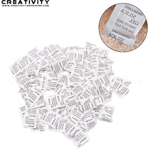 50/100 Packs Non-Toxic Silica Gel Desiccant Damp Moisture Dehumidifier For Room Kitchen Food Living Absorber Bag Clothes Storage