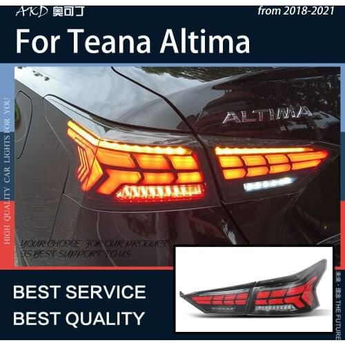 AKD Car Styling For Teana Tail Lights 2018-2021 Altima LED Tail Light Rear Lamp Dynamic Signal Reversing Parking FACELIFT