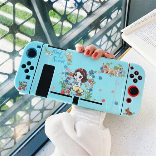 For Nintendo Switch Case Beautiful Girls Fairy League Soft TPU Protective Cover Back Shell For Nintendo Switch Accessories