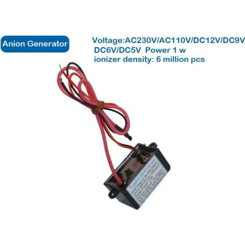 Home air purifier navigation ion anion generator AC230V ionizer output density 6milion pcs/cm3 Free Shipping 2pcs/lot wholesale