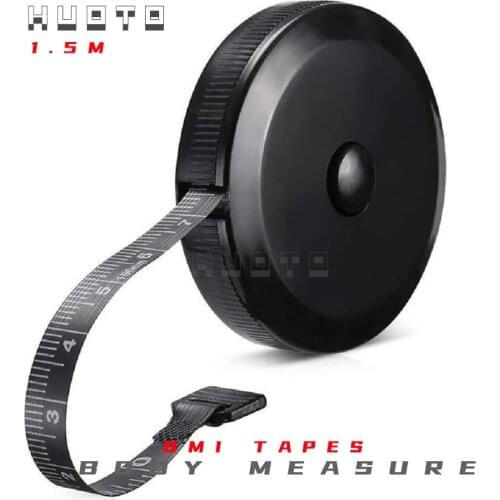 100pcs/lot ABS Flexible Body Measuring Ruler Sewing Tailor Tape Measure Soft 1.5M Meter Sewing Measuring Tape