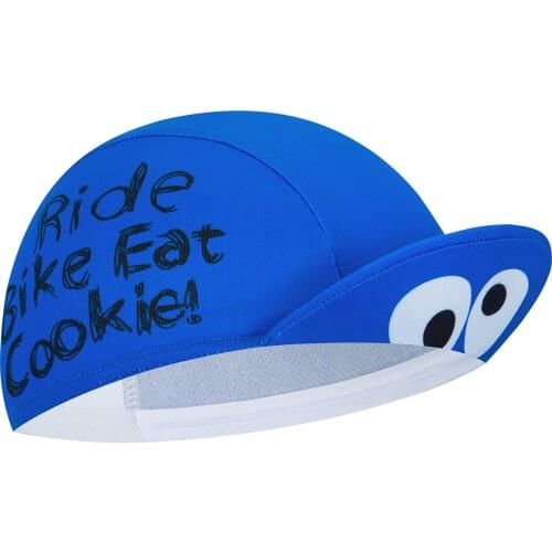 Classic New Summer Blue Funny Cycling Cap Bicycle Hat Ciclismo Road Bicycle Sports Team Cycling Hat Bike Cap Bandana Hats Print