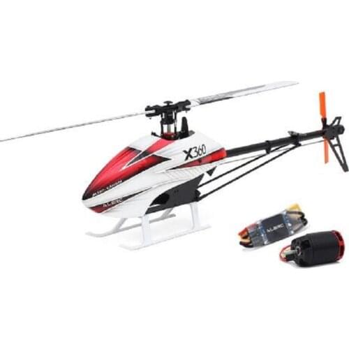 ALZRC X360 FBL 6CH 3D Flying RC Helicopter Kit With 2525 Motor V4 50A Brushless ESC Standard Combo For Kids Children
