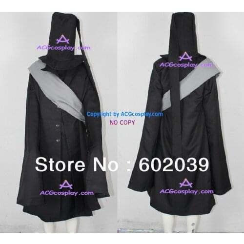 Black Butler Kuroshitsuji Undertaker Cosplay Costume include big hat ACGcosplay