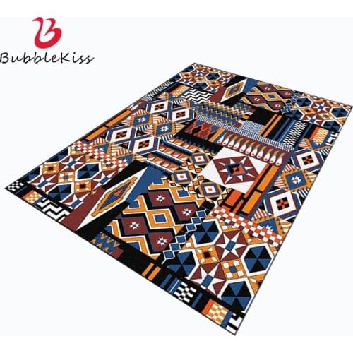Bubble Kiss Persian Style Art Geometic Pattern Carpet for Living Room Home Decor Kids Room Non-slip Area Rug Bedroom Soft Mat