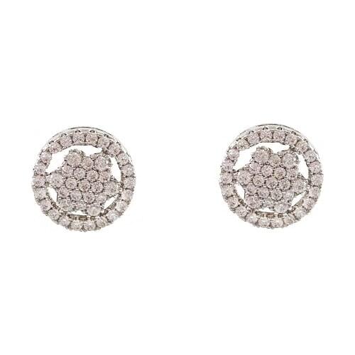 LANFLORA new fashion contracted women stud earrings for birthday gift copper alloy cheap factory shop earrings wholesale price