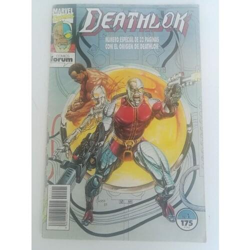 MARVEL, DEATHLOK half man half machine, N ° 1, ED. FORUM, year 1993, author DWAYNE MCDUFFIE, comic BOOK Spanish, TEBEO
