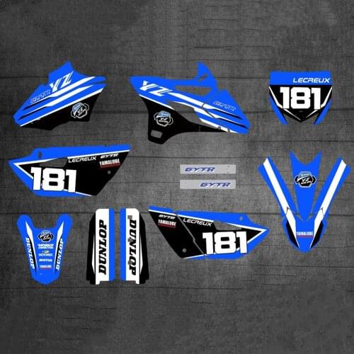 YZ 85 2020-2015 Motorcycle Team 3M Graphics Backgrounds DECALS STICKERS Kits For Yamaha YZ85 85YZ 2020 2019 2018 2017 2016 2015