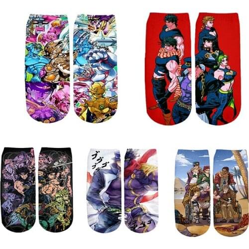Plstar Cosmos Cartoon Animne Jojo Funny 3DPrint Socks Art Hippie Psychedelic Man/Women Funny Unisxe High Quality Dropshopping 1