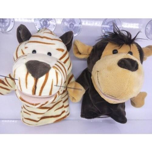 Hand Puppet Can Open Mouth Ventriloquism Gloves For Parent-child Storytelling Kawaii Plush Toys Cartoon Doll Stuffed Toy