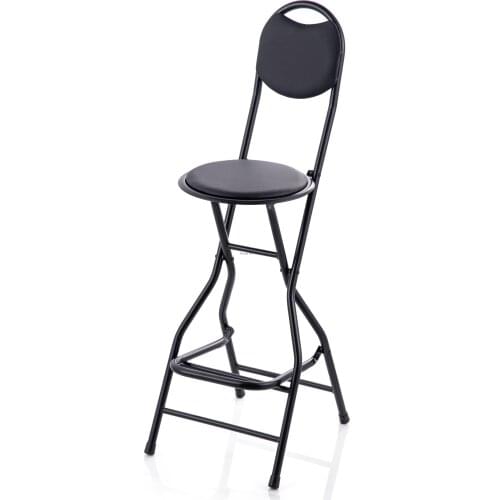 Folding Bar Chair Back Bar Chair Bridge Fishing Chair High Foot Bar Chair Front Desk Bar Chair Valve Fishing Family Elevator
