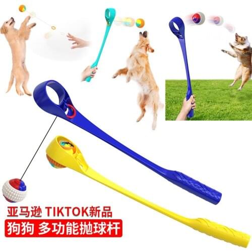 Pet Supplies Explosion Training Dog Walking Non-automatic Outdoor Dog Toy Throwing Cue Ball Thrower