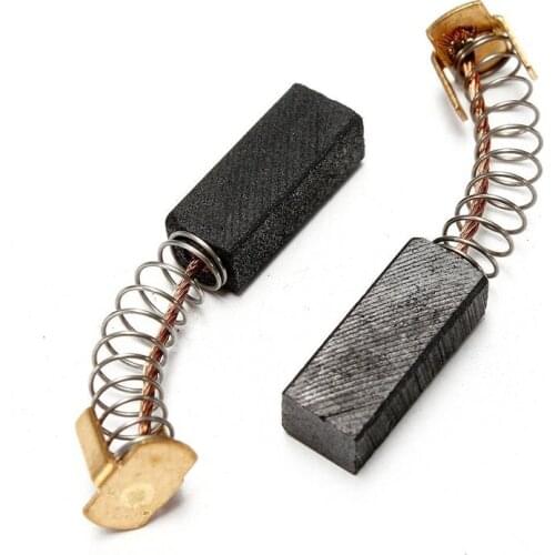 2 pcs Angle Grinder Motor Charcoal Carbon Brushes 14x6x5mm