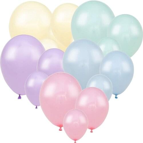 100 Pastel Balloons–Small and Large Assorted Balloons Size Bulk Pack for Unicorn Easter Matte or Macaron-Rainbow Party Supplies